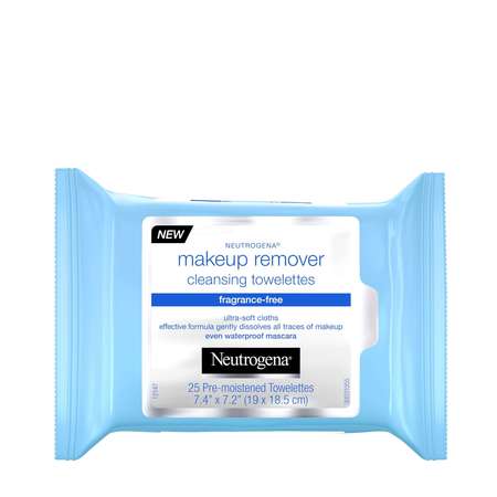 NEUTROGENA Makeup Remover Cleansing Towelettes Fragrance-Free 25 Towelettes, PK6 6811090